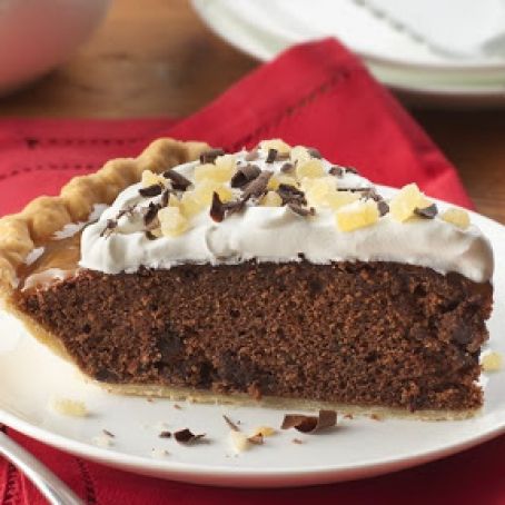 Chocolate Gingerbread Pie