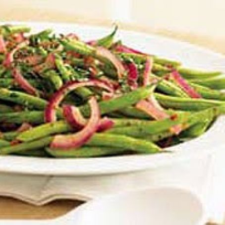 Fresh Green Beans & Basil