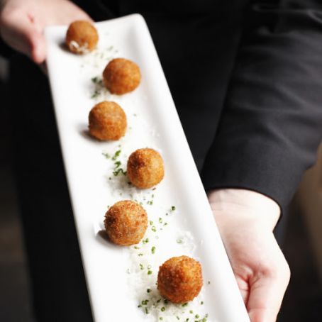 Red Wine Arancini (Crispy Risotto Balls)