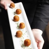 Red Wine Arancini (Crispy Risotto Balls)