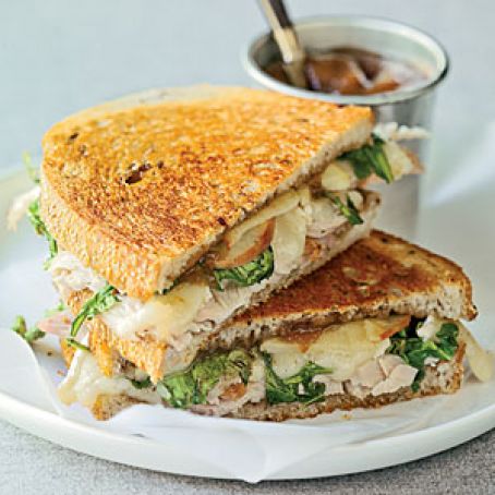 TOASTED TURKEY, APPLE & BRIE SANDWICHES