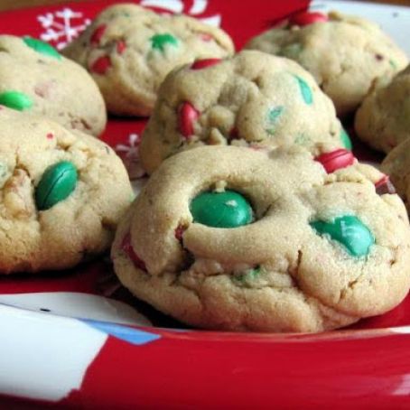Peanut Butter M & M Cookies