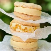 Spicy Sweet Mango & Ginger Ice Cream Sandwiches