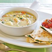 Southwest Shrimp and Corn Chowder
