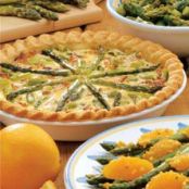 Asparagus Swiss Quiche Recipe