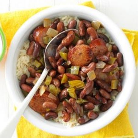 Slow Cooker Red Beans & Sausage Recipe