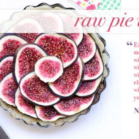 Raw Pie with Figs