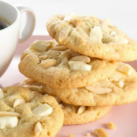 Almond White Chocolate Chunk Cookies