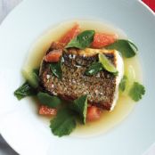 Striped Bass with Thai Lime Broth