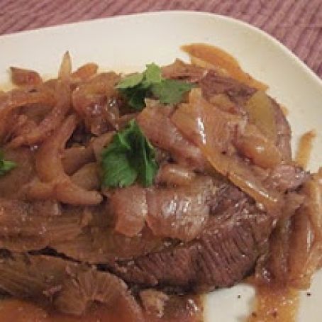 London Broil in the Crockpot