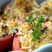 Panko Stuffed Broiled Tomatoes