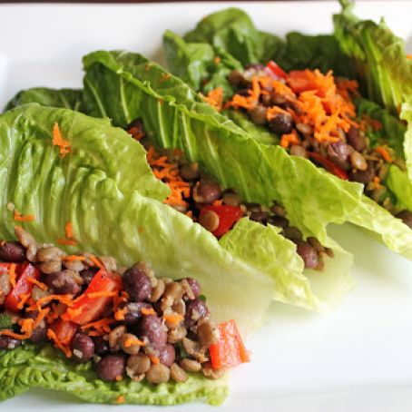Spicy Black Bean and Lentil Salad
