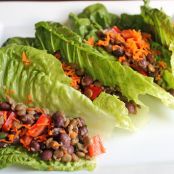 Spicy Black Bean and Lentil Salad