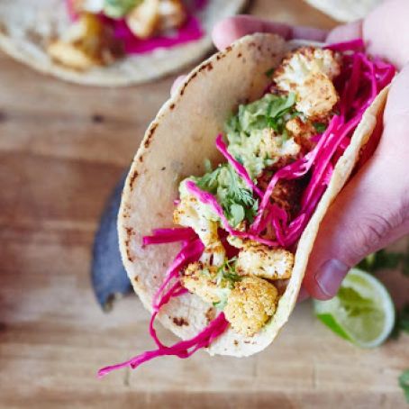 Roasted Cauliflower Tacos