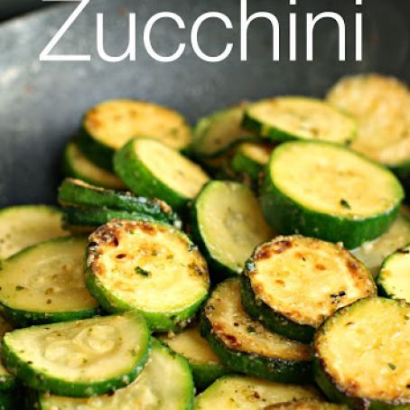 ZUCCHINI WITH GARLIC AND PARMESAN