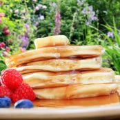 BUTTERMILK & ROLLED OAT PANCAKES