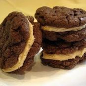 Chocolate Peanut Butter Sandwich Cookies