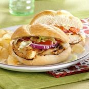 honey-citrus chicken sandwiches