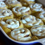 Pumpkin cinnamon rolls
