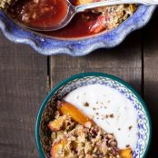 crisp/crumble - stone fruit quinoa crumble