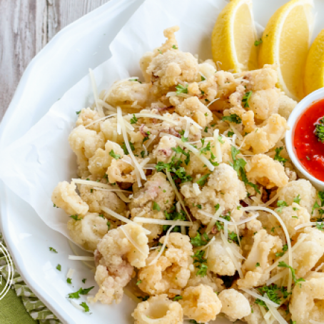 Paleo Fried Calamari {Grain-Free & Gluten-Free}