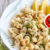Paleo Fried Calamari {Grain-Free & Gluten-Free}