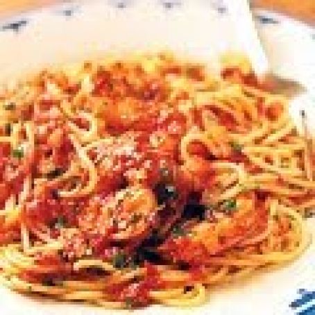 Shrimp Fra Diavolo with Vermicelli