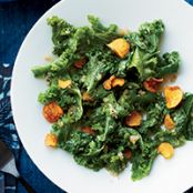 Steamed Mustard Greens with Balinese Sambal