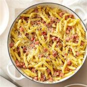Pretty Penne Ham Skillet Recipe