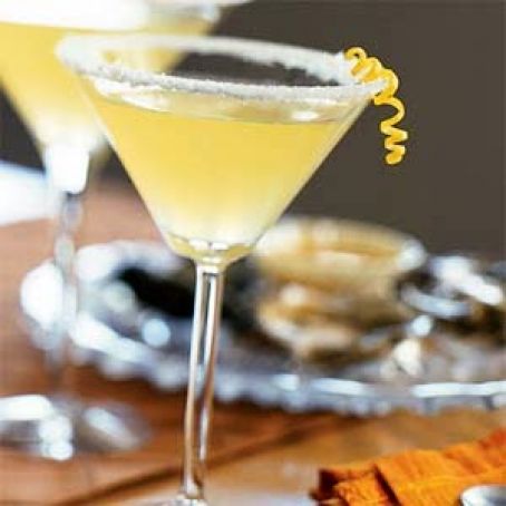 Frosty Lemon Martini