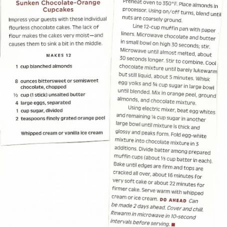 SUNKEN CHOCOLATE-ORANGE CUPCAKES