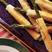 Phyllo-Wrapped Asparagus with Prosciutto