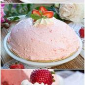 Strawberry Cheesecake Pie, No Bake