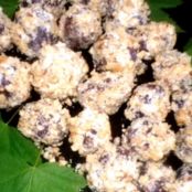 Grape Appetizers with Cream Cheese & Nuts