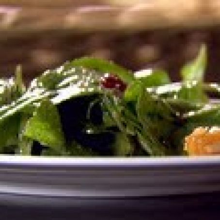 Roasted Butternut Squash Salad with Warm Cider Vinaigrette