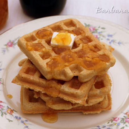 Light and Fluffy Whole Wheat Waffles