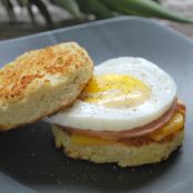 Bread in a Cup Egg Muffin Sandwich