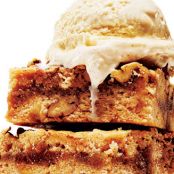 Gooey Brown Butter Blondies with Pecans