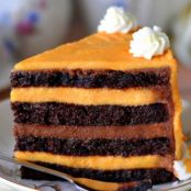 Orange and Chocolate Mousse Layered Chocolate