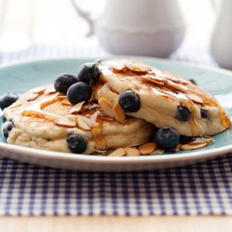 Blueberry-Almond Griddle Cakes