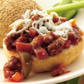 Slow Cooker Sausage Pizza Sloppy Joe