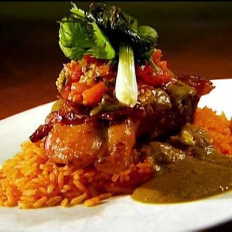 Pollo Ciudad with Pickled Tomato Salsa