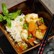 CAMARONES THAI AL CURRY