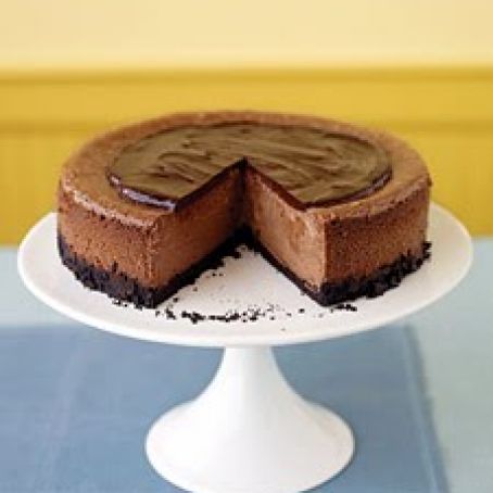 Triple-Chocolate Cheesecake