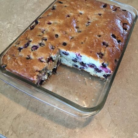 Blueberry Buttermilk Coffeecake*** 4-14-19