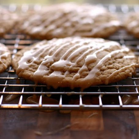 Brown Sugar Cookies with Maple Icing