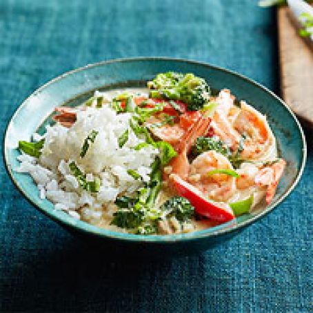 Shrimp-Thai Shrimp and Basil Curry