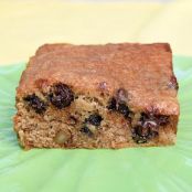 Banana chocolate-chip bars