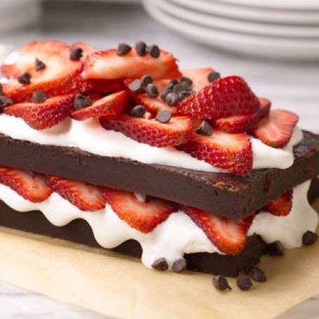 Chocolate-Strawberry Shortcake
