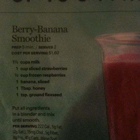 berry banana smoothie